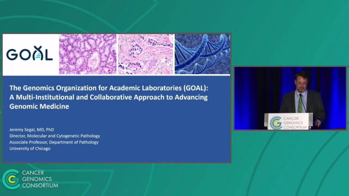 Dive into the #CGCAnnual2023 spotlight session featuring Dr. Jeremy Segal from @UChicagoPath! 🧬Explore the GOAL Consortium fostering collaborative relationships among academic laboratories to drive advancements in genomic medicine. Watch now! 👉youtu.be/xHbj-e_1bQM