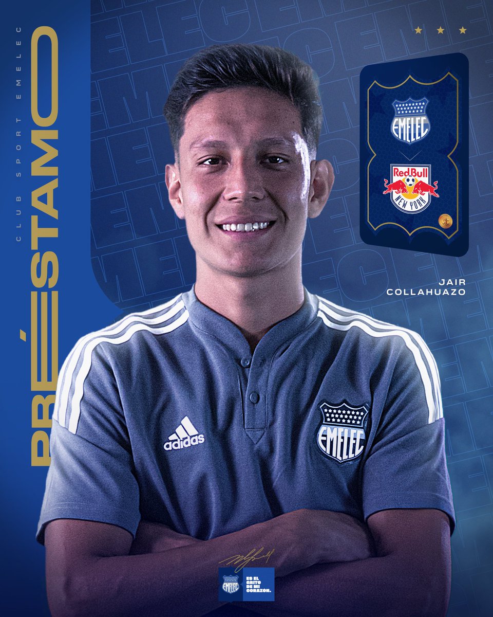🔵⚡ Jair Collahuazo a la #MLS 🇺🇸⚽  

Nuestro central se une a las filas del New York Red Bulls  a préstamo por un año con opción a compra.