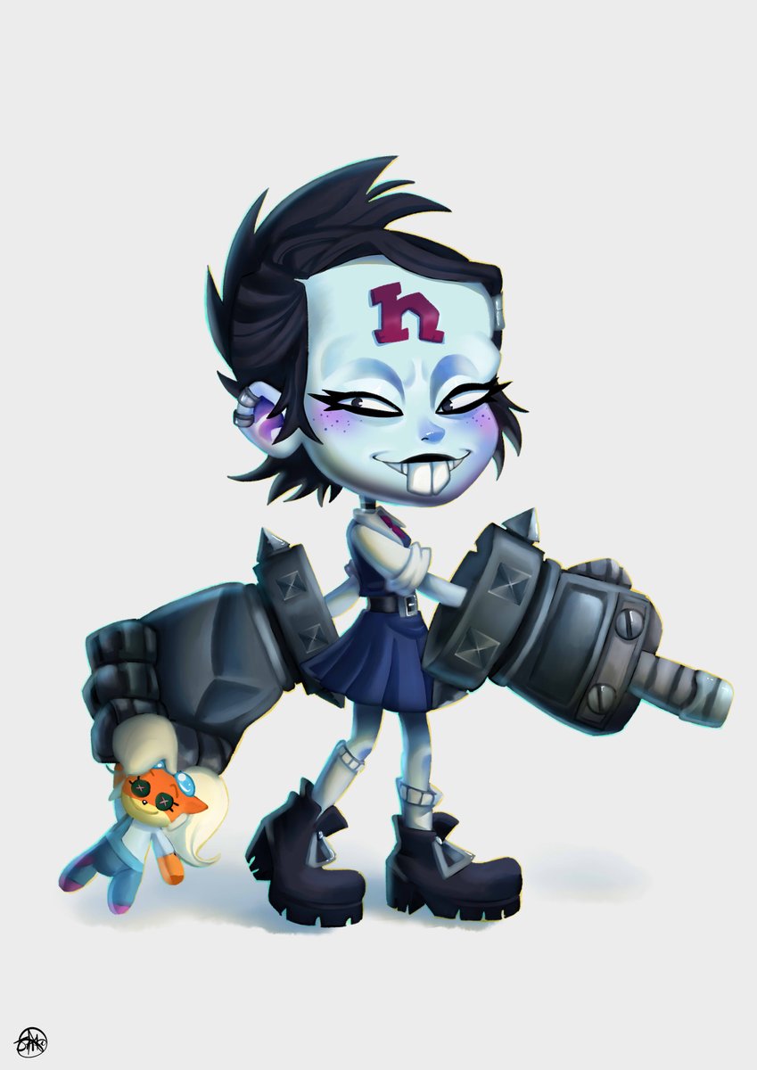 Le hice hasta un speedpaint que al rato voy a subir.
Es que ay, estaba tan preciosa :C
Me encanto como le acomodo el pelito..

#NinaCortex #CrashTeamRumble #CrashBandicoot #Dibujo