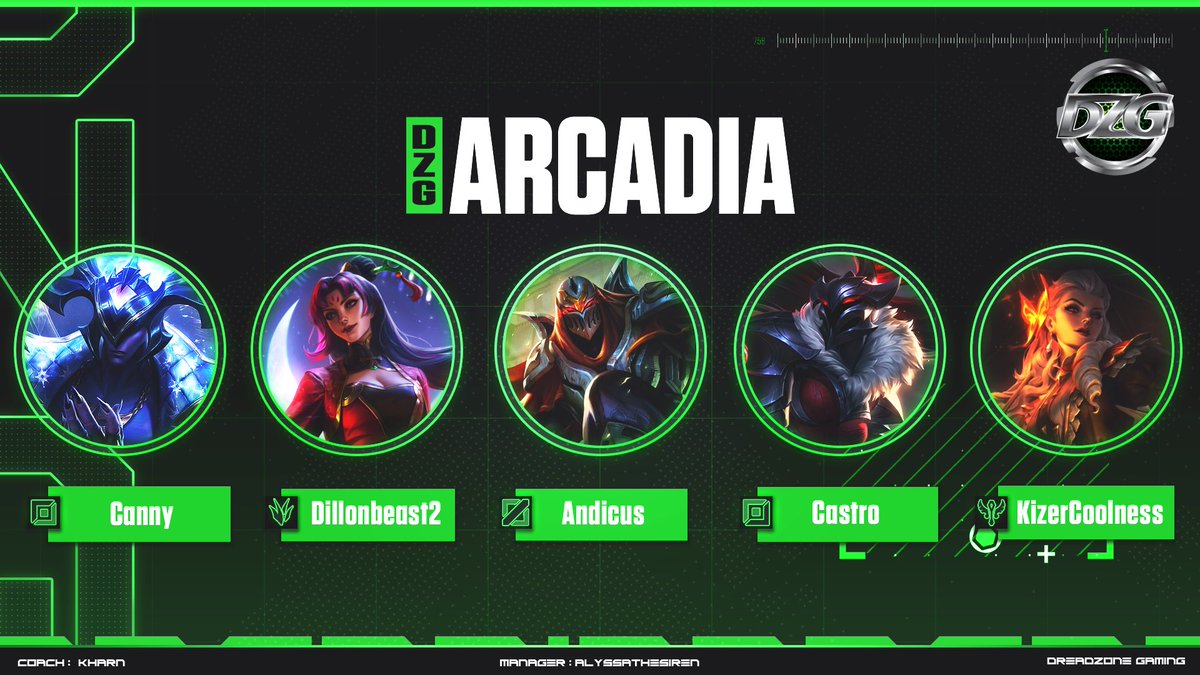 DZG_LoL's tweet photo. Another double header tonight with both Arcadia and Styx playing! we will be streaming Arcadia at 8pm est!!!! join discord for watch party! https://t.co/BZZuCFeQMs