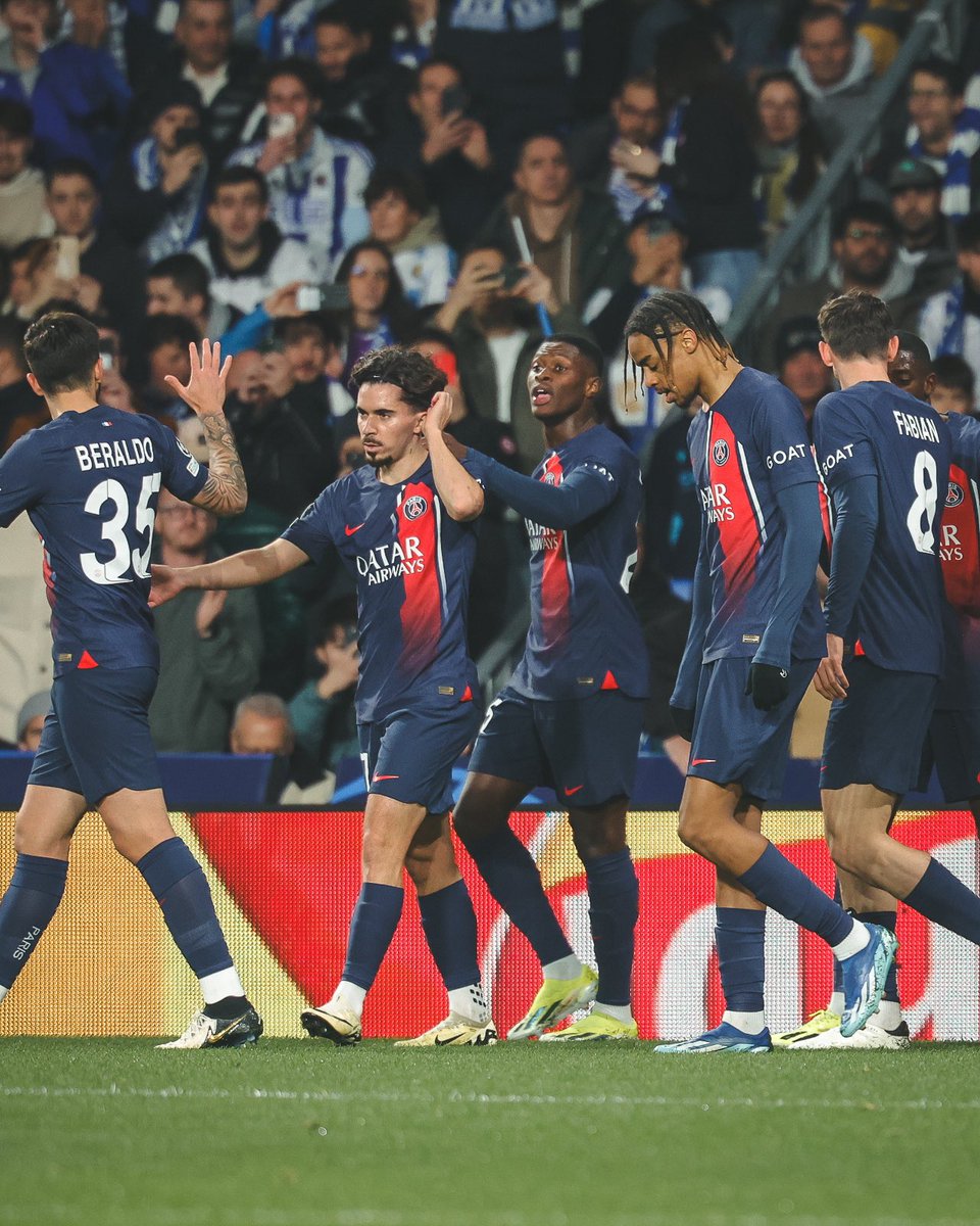 Next round secured 🔐
Merci aux supporters pour cette ambiance ❤️💙
<a href="/ChampionsLeague/">UEFA Champions League</a>