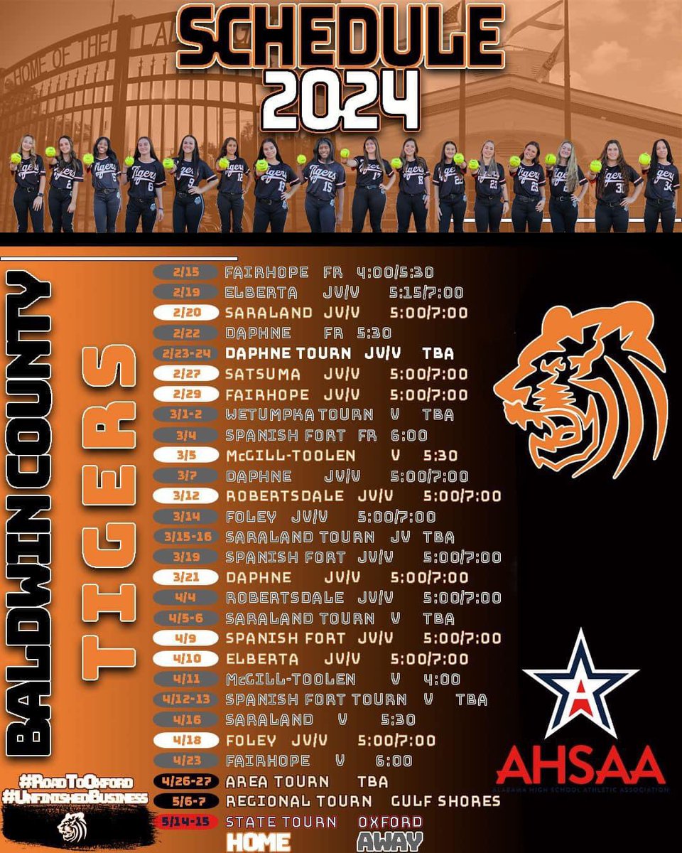 We’ve had a slow start to our season, but we have many team left to face. Come out and support us as we play McGill-Toolen (3/6/24) and Daphne (3/7/24). <a href="/PlayBookAthlete/">PLAYBOOK ATHLETE</a> <a href="/GCMSportsAL/">Gulf Coast Media Sports</a> <a href="/GCoastAthletics/">Gulf Coast Athletics</a> <a href="/Scout_ScottC/">College Scout</a> <a href="/ExtraInningSB/">EXTRA INNING SOFTBALL</a> <a href="/TopPreps/">TOP PREPS - Free Sports News, Videos & Information</a>