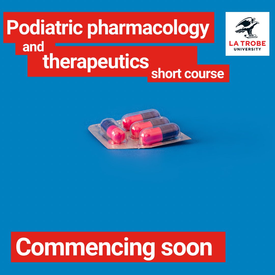 For podiatrists interested in endorsement for scheduled medicines who graduated more than 7 years ago, this course is your first step. The 2024 course will comment on the 8th of April. Follow the link to find more information and to register. shortcourses.latrobe.edu.au/podiatric-phar…
