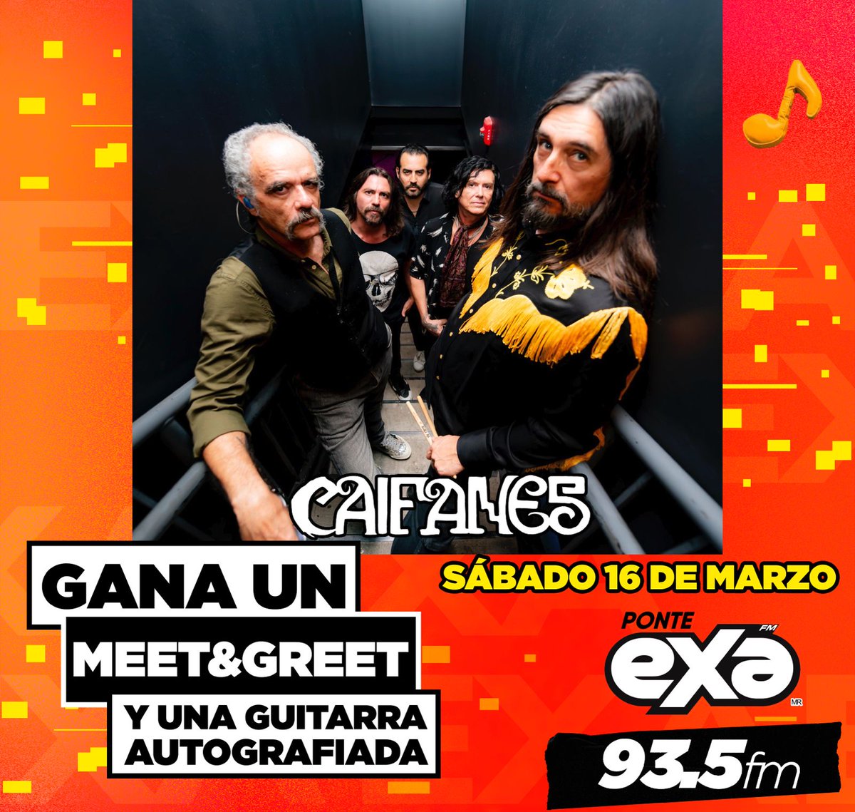 ExaIrapuato's tweet photo. 🚨ATENCIÓN‼️
¿Eres fan, fan, peeero faaan de @caifanesmex? Es que tenemos un Meet&amp;Greet con todo y guitarra autografiada por si andaban con el pendiente😎
1ERA ETAPA: tráiganse el álbum “Caifanes” en vinilo y con eso empiezan a participar🎸🤘🏼
¡Tienen hasta el Viernes 8 de Marzo! https://t.co/9jIfMAZYBZ