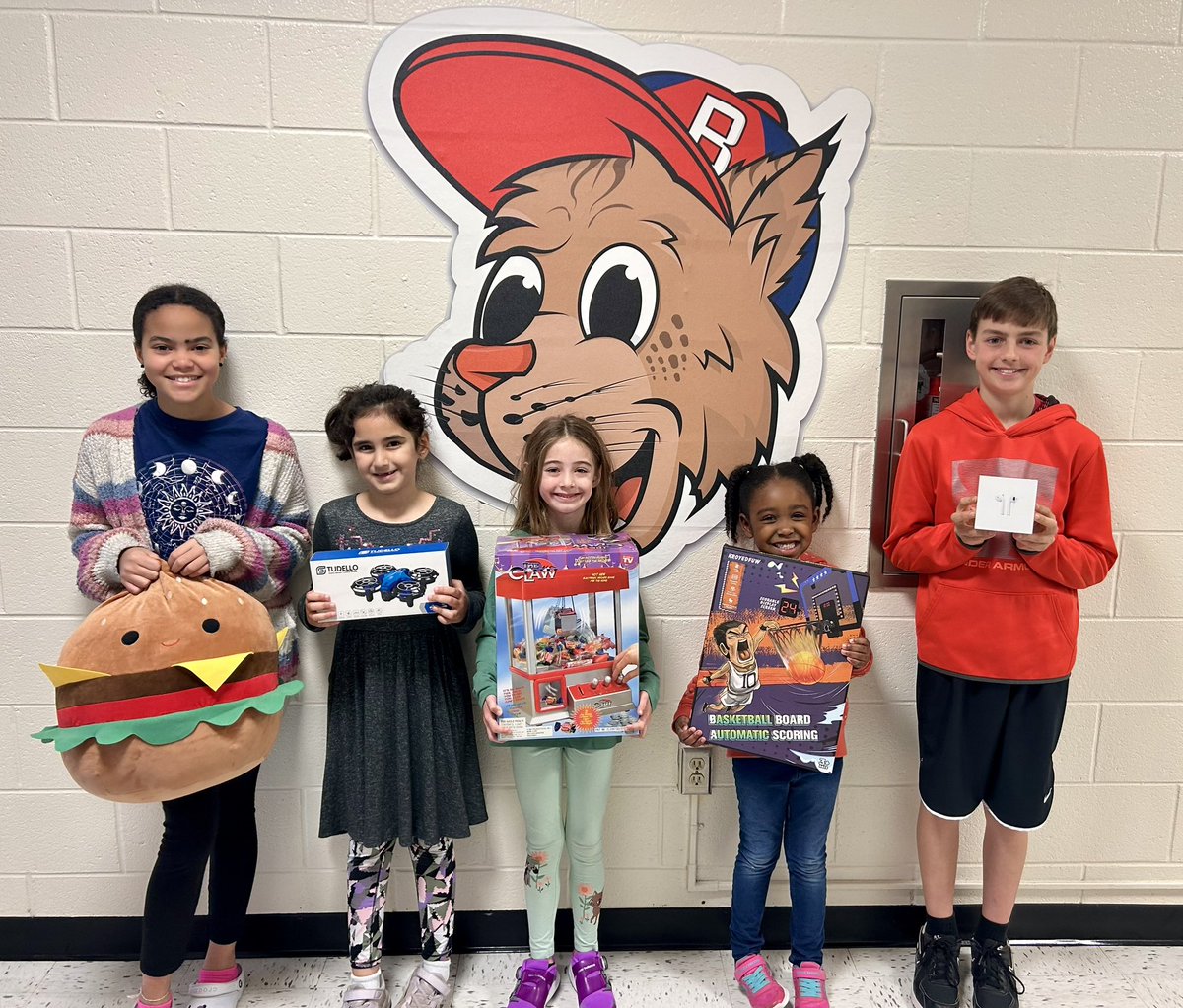 Only miss 0-1 days in the month of February and our Bobcats got to enter the February Attendance Raffle. 572 students met this goal, and here are our lucky raffle winners! Thank you <a href="/sbce_sgc/">SBCE SGC</a> for sponsoring our attendance initiative program! <a href="/SBCEBobcats/">State Bridge Crossing Elementary</a> <a href="/SSWrjune/">Ronda June</a>