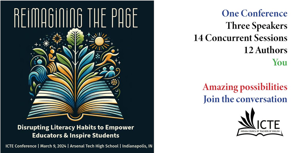 Meet Nina Graue, an ICTE board member at large and creator of Beyond Words Book Club! Nina teaches AP Lit&amp;Comp and American and has been in education for over 20 years. Learn more about Nina at our conference on March 9th! It's not too late to register at tinyurl.com/icte2024!