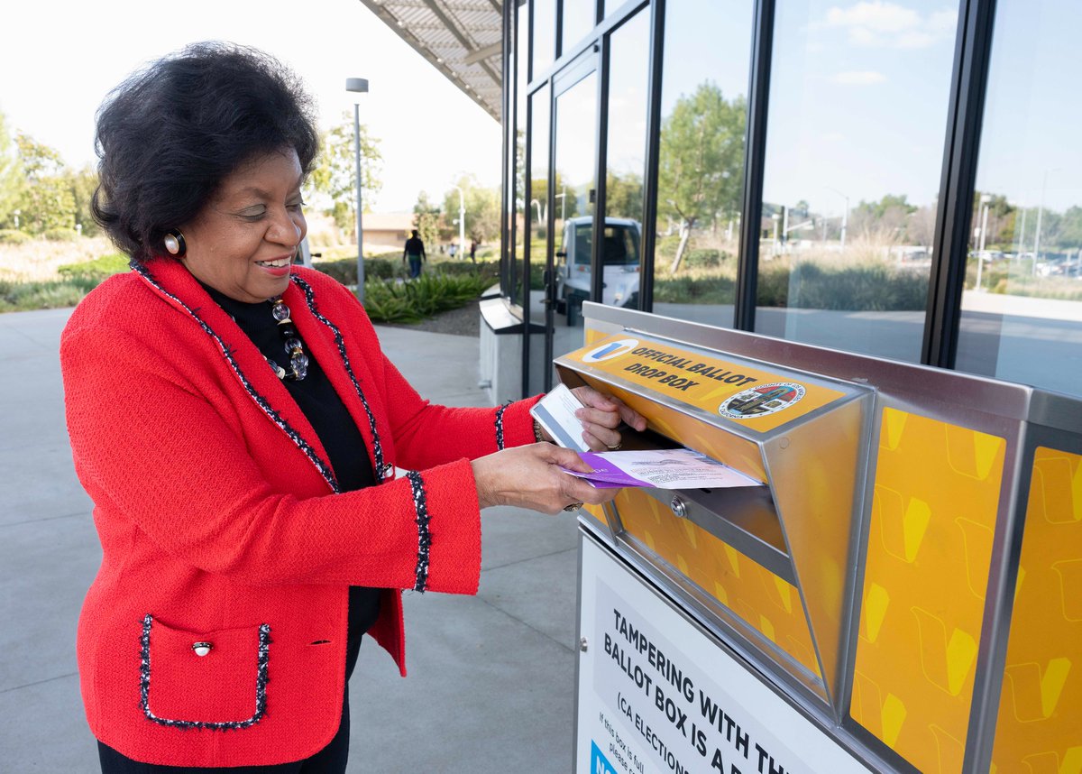 It’s not too late to make your voice heard! LA County residents, visit our @calpolypomona Vote Center in the Student Services Building or drop off your vote-by-mail ballot in the drop box facing the parking lot. Learn more at cpp.edu/vote.