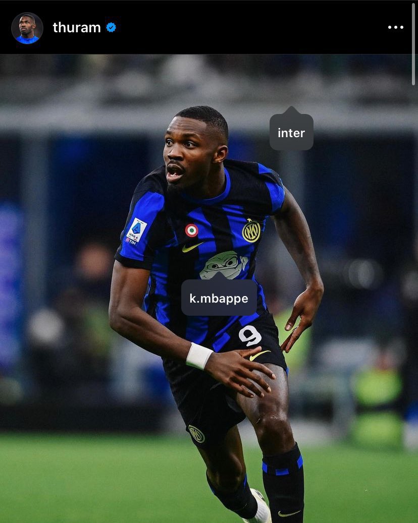 #Thuram’dan #Mbappe paylaşımı