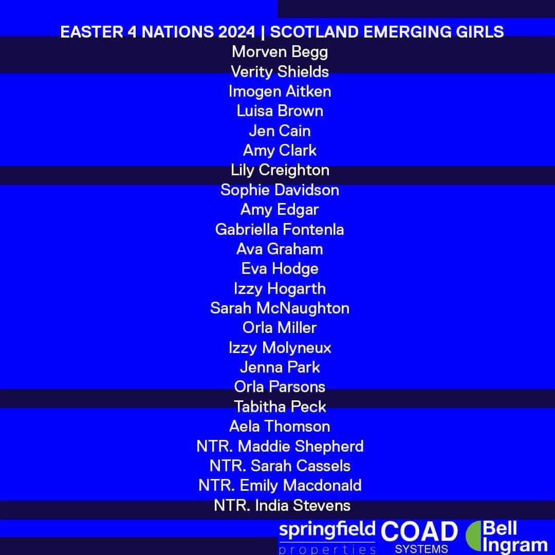 Congratulations to S6 students Luisa Brown and Aela Thomson! Scotland Aspiring and Emerging squads announced for Easter 4 Nations.🏴󠁧󠁢󠁳󠁣󠁴󠁿🏴󠁧󠁢󠁳󠁣󠁴󠁿🏴󠁧󠁢󠁳󠁣󠁴󠁿🏴󠁧󠁢󠁳󠁣󠁴󠁿 Read more here👉 scottish-hockey.org.uk/scotland-aspir…