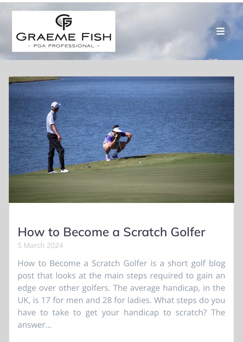 Read my step by step guide to becoming a better golfer! graemefish.com/how-to-become-… @fishypro @golfingherald @ThePGA #makinggolfhappen