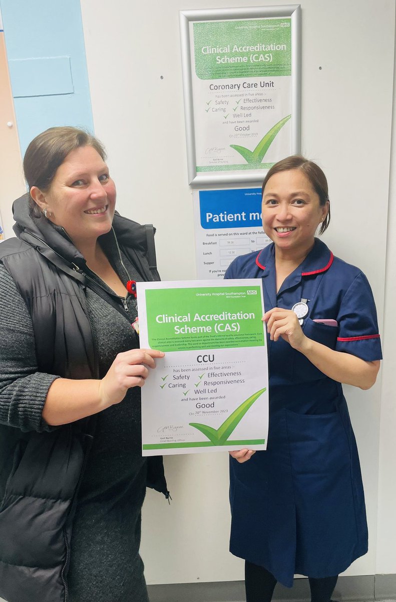 A proud moment for our team following our successful CAS review 🥳 An award that resonates the individual hard work and dedication of our team members along with strong clinical leadership 🫀#PatientsFirst #TeamWork #WeAreUHS