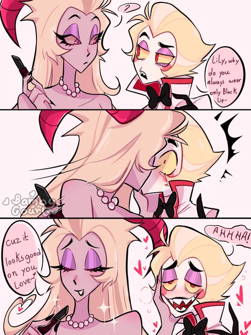 If you know what she means 
#HazbinHotel #HazbinHotelLilith #HazbinHotelLucifer #HazbinHotelFanart #lucilith 