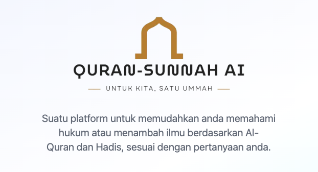 Bismillah. 

Dengan nama Allah yang Maha Pemurah lagi Maha Memberi Rezeki.

Alhamdulillah, saya dan senior saya <a href="/syafisham/">sham 🇲🇾</a> telah pun berhempas pulas untuk menyiapkan projek ini.

Dengan ini, saya umumkan bahawa quran-sunnah-ai.com boleh diakses live untuk kegunaan semua.