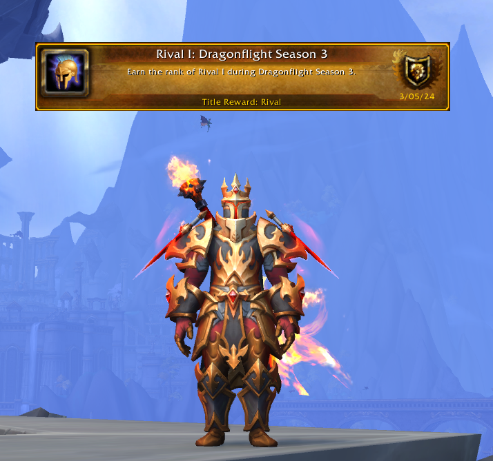 LucronnCtR's tweet photo. Ma, get the camera! Ret pally is broken. This was a nearly effortless climb in #SoloShuffle. https://t.co/puuCBX0odm