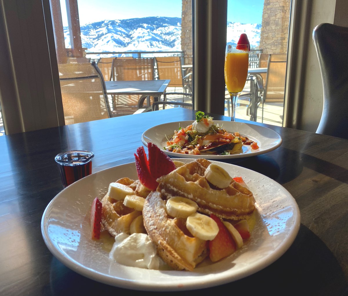 Start your day with a delicious breakfast at the Grille at Somersett! We serve breakfast favorites like Huevos Rancheros, Golden Crisp Waffles, Mimosas and more from 8am - 11am every Tuesday - Sunday. Place a reservation online at Open Table or call 775-787-1800 ext. 3.