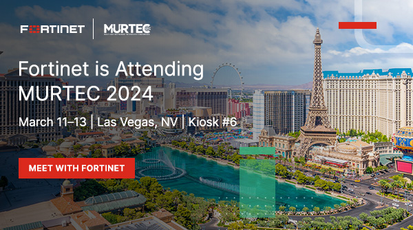 #Fortinet is attending #MURTEC24 in Las Vegas! Attendees are invited to schedule a meeting with the @Fortinet sales team for a chance to learn more about how to secure the future of restaurants.

Book your spot here: ftnt.net/6019XYQbZ #RetailSecurity