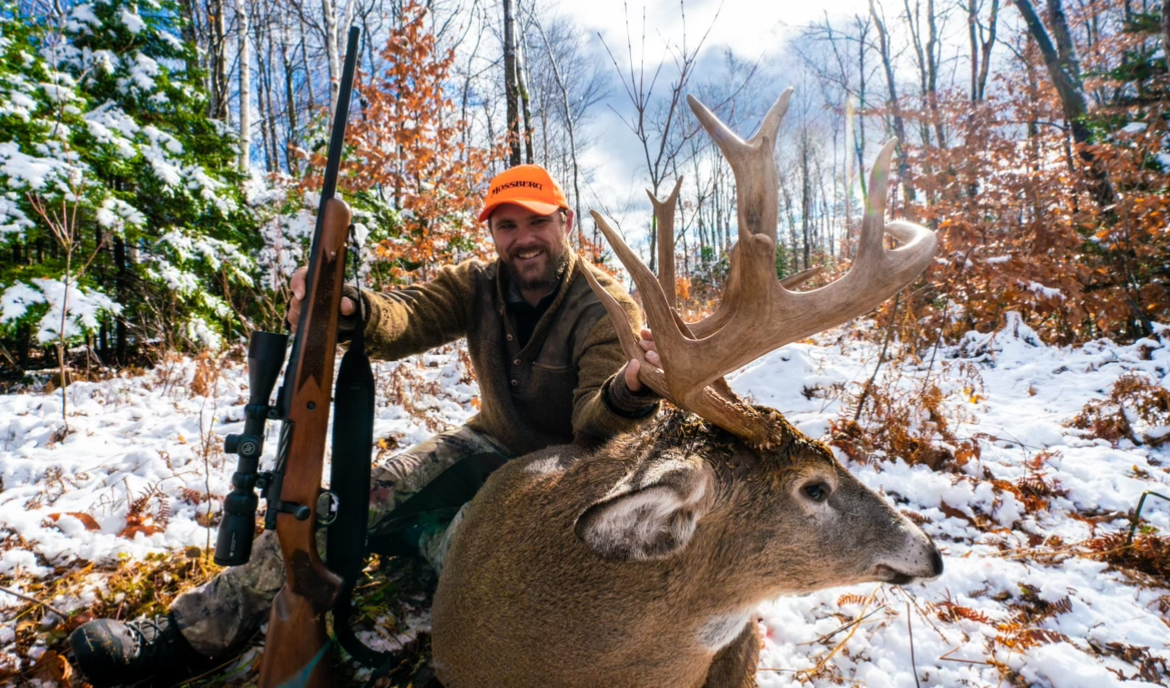 Absolute stud of a whitetail. @eastmans #mossberg #whitetail #eastmans