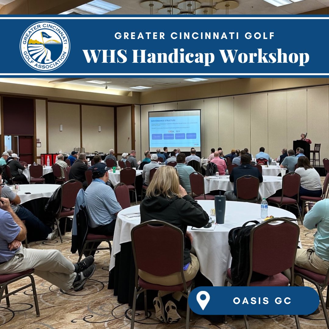 Thank you to the @USGA for helping provide the WHS Handicap Workshop at Oasis GC ⛳️

#GCGA
#1905JuniorTour 
#servingthegame 
#USGA 
#GolfsOpeningRound 
#WEaretheGCGA