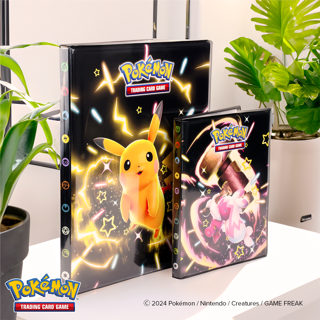 Shine bright with our newest release of Pokémon Portfolios! 🌟Featuring popular shiny variants of Pokémon from the Scarlet & Violet Series, these Pocket Portfolios are perfect for storing and collecting all your favorite Shiny Pokémon TCG cards! ✨ #Pokemon #PokemonTCG #UltraPRO