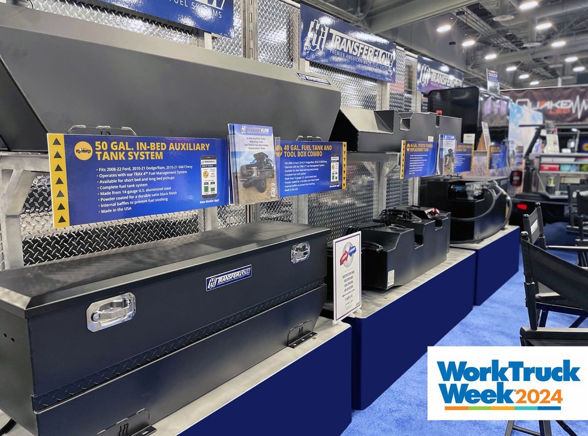 The people who design, build, use and maintain work trucks are gathering this week at Work Truck Week in Indianapolis. If you're attending, stop by our booth (#5627) to see a variety of our fuel tanks and filler neck kits.
#worktruckweek #worktrucks #transferflow #worktruckweek24
