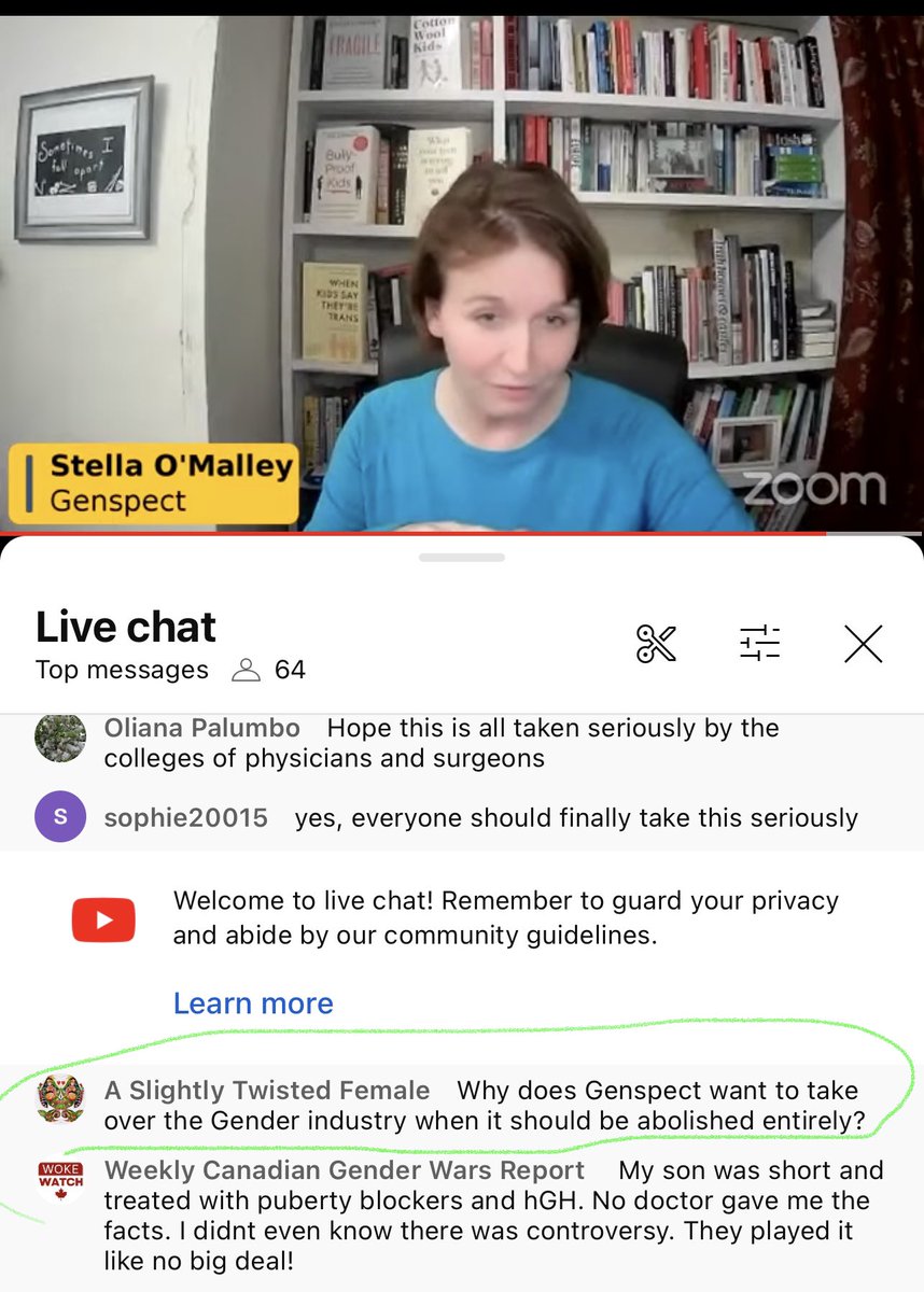 ASTFxx's tweet photo. Genspect is live right now with the WPATH files author. This is a conversation we should keep an eye on. With Stella OโMalley
#GCUltra
https://t.co/uO8VelrTTl https://t.co/ftUZux9v8H