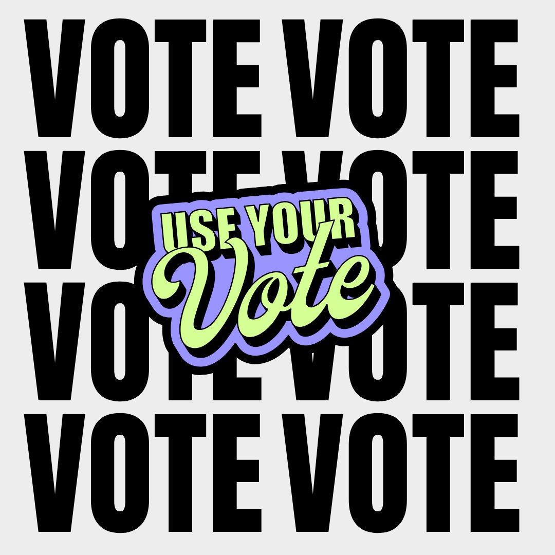 It's not too late to use your voice and VOTE today. Polls and ballot drop offs are open until 8pm! Your vote matters, so MAKE. IT. HEARD. #SeeYourselfInTheFuture #VOTE