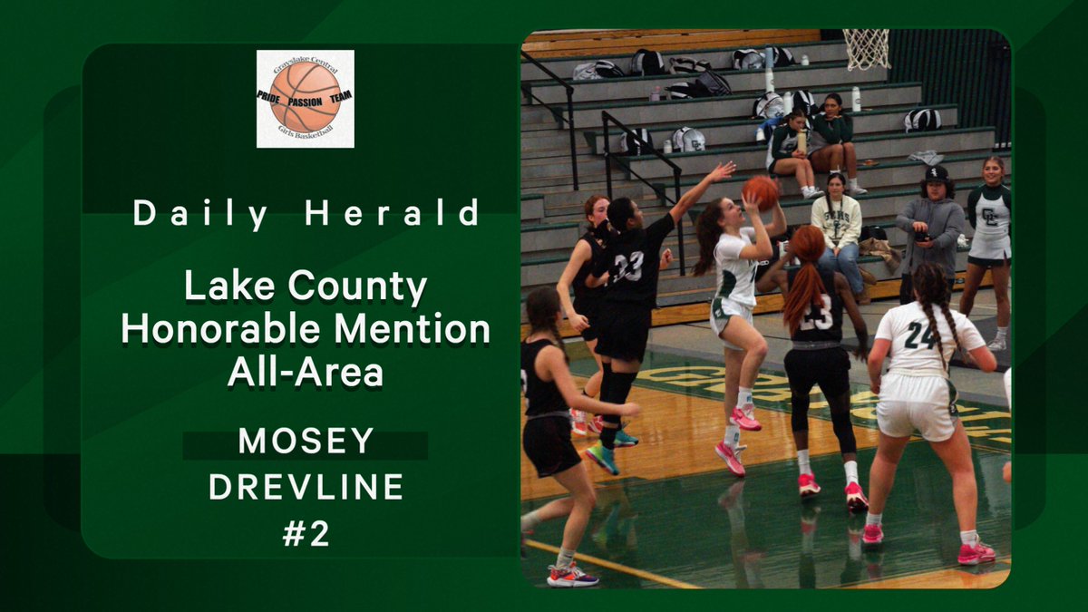 Congratulations to @mosey_drevline on being named Daily Herald Honorable Mention All-Area. #PridePassionTeam