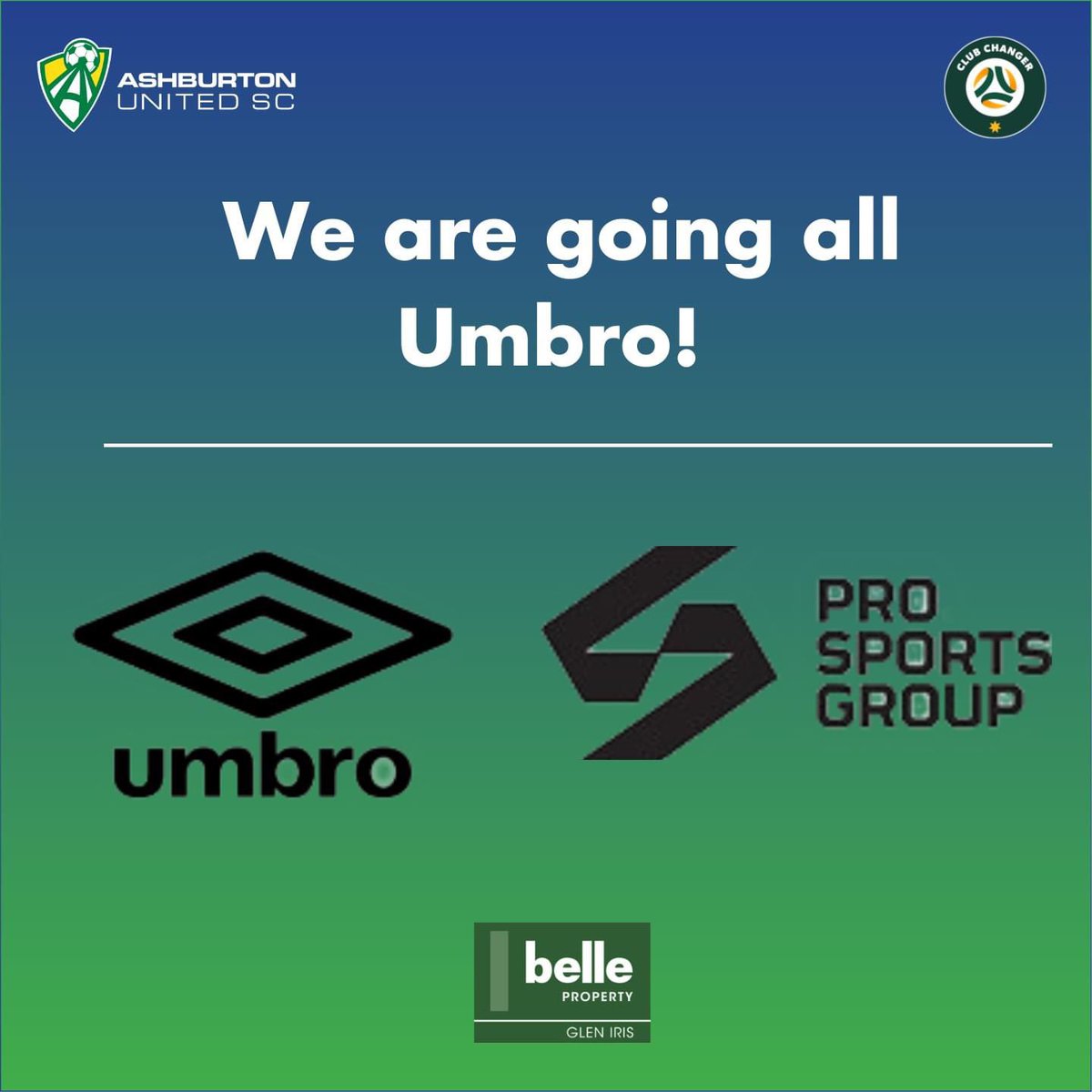 We are going all Umbro!

📸 Watch this video on Facebook facebook.com/share/p/VL1A4B…