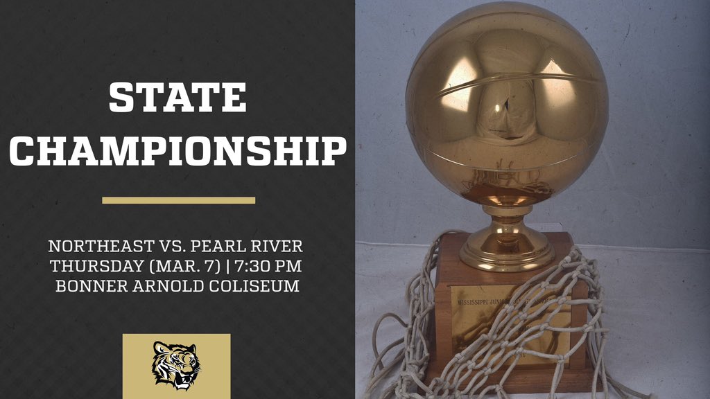 Northeast Tigers (@nemcctigers) on Twitter photo MBK | 🚨𝗦𝗣𝗥𝗘𝗔𝗗 𝗧𝗛𝗘 𝗪𝗢𝗥𝗗🚨
<a href="/NEMCCBasketball/">NEMCCMen'sBasketball</a> will be playing for a state championship on Thursday when Pearl River comes to town! Tipoff will follow <a href="/NEMCCWBB/">NEMCC Women's Basketball</a>’s game at around 7:30 pm.
Make plans now to #PACKtheBAC & give our Tigers a 🔥 atmosphere!
🐯 #TigerTown MBK | 🚨𝗦𝗣𝗥𝗘𝗔𝗗 𝗧𝗛𝗘 𝗪𝗢𝗥𝗗🚨
<a href="/NEMCCBasketball/">NEMCCMen'sBasketball</a> will be playing for a state championship on Thursday when Pearl River comes to town! Tipoff will follow <a href="/NEMCCWBB/">NEMCC Women's Basketball</a>’s game at around 7:30 pm.
Make plans now to #PACKtheBAC & give our Tigers a 🔥 atmosphere!
🐯 #TigerTown