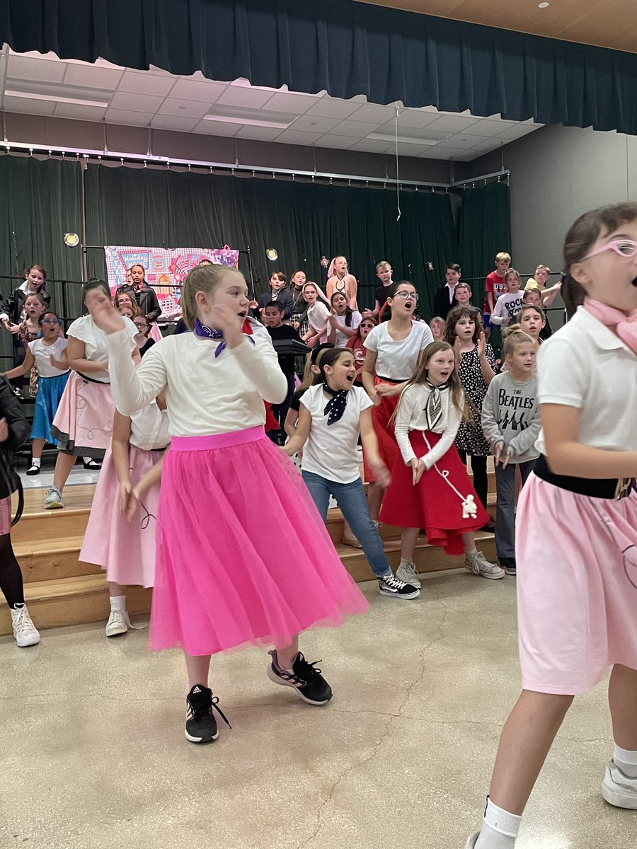 Our 4th grade Falcons made it very clear today that rock n’ roll will never die! They put on two incredible performances today for the student body and for families. A big THANK YOU to our music teacher, Mrs. Salazar, for all her hard work to bring this performance to life!