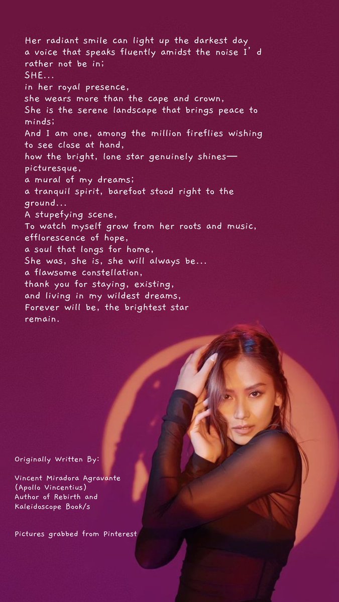 I just hope this poem will reach her. 🥺 I love you, my Popstar! The poem is entitled “Stella” that means “Star” ✨

As promised. My biggest, sparkly dream...

@JustSarahG @gproductionsph @mateoguidicelli  #AskSarahG