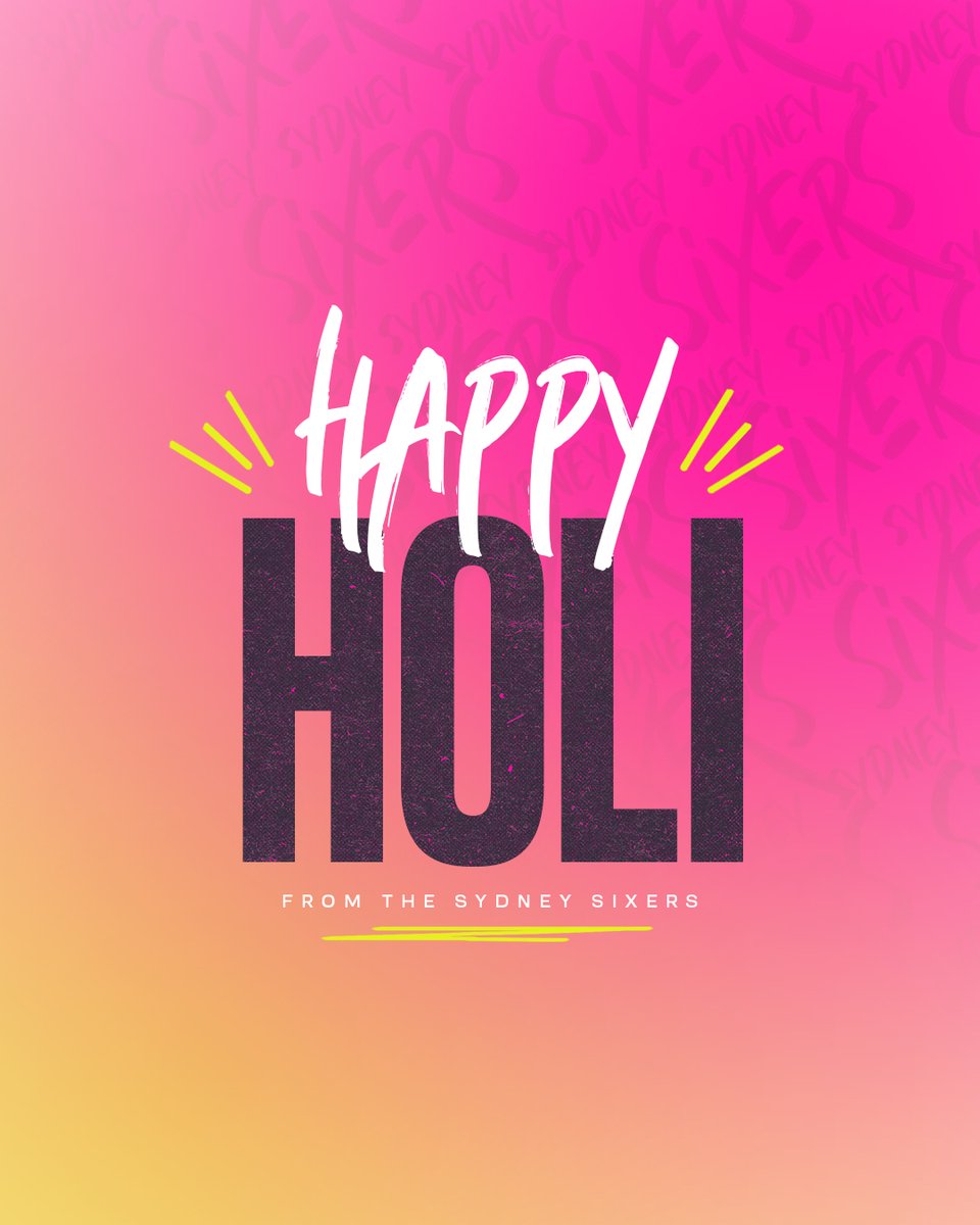 To all those that celebrate across the Sixers family, Happy Holi 🙌