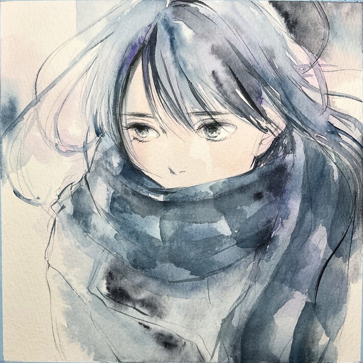 「まだまだまだまだ寒い... 」|hikari🌺つくし賞3/28～4/9のイラスト