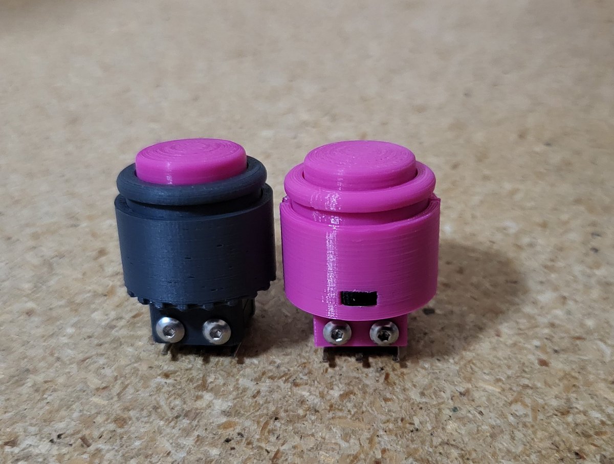 MoonBaseTom's tweet photo. Finally got my push button redesigned, The new design works just like a regular push button. Put it through the deck and bolt it in with the fastener. It's really light an fast. Been needing to do this for a while. Project in a project. https://t.co/RlbXi4qprz