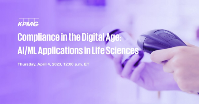ScottVerschoor's tweet image. Explore AI/ML in software assurance for life sciences at our KPMG webcast. Join industry experts, including the FDA, to discuss compliance frameworks and real-world use cases. Register now! #KPMGHCLS #ComputerSoftwareAssurance #LifeSciences bit.ly/3P7aa1f