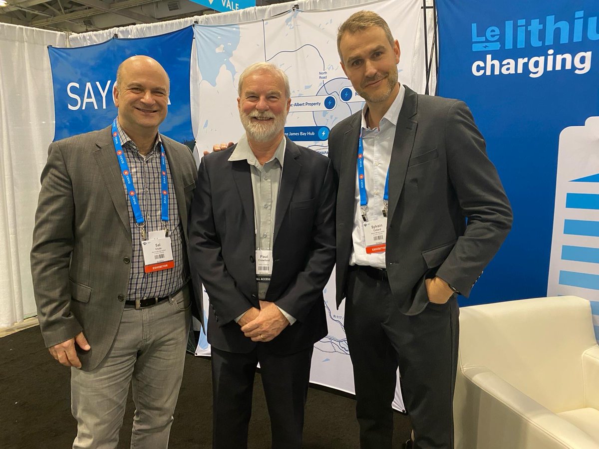 Our team at #PDAC2024 - come and say hello at Booth 2330 if you're at the event in #Toronto #Canada $SYA $SYAXF #lithium #Quebec