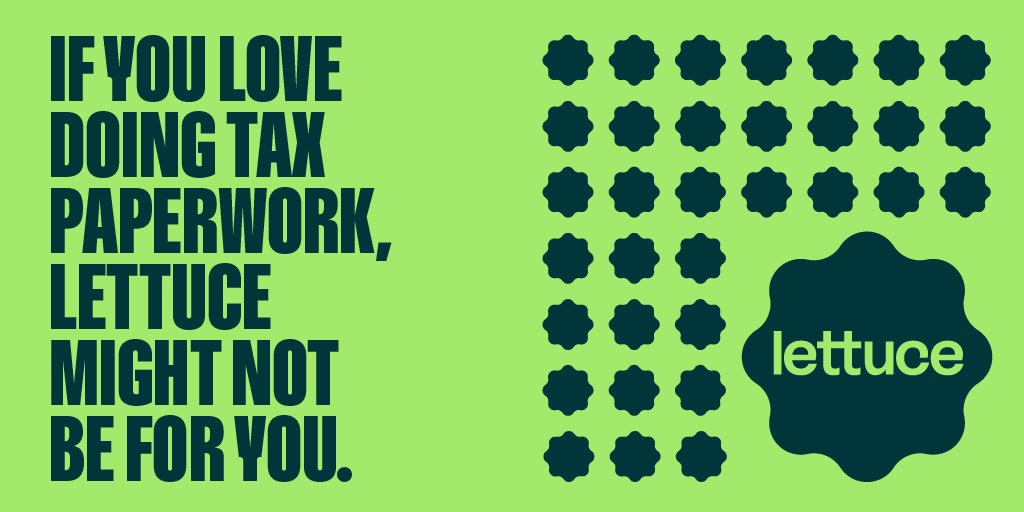 Spend less time with paperwork 📑 and more time living 🚴🏖️🛫 Get Lettuce, a tax and payroll superintelligence for solopreneurs and see how much 🕰️ and 💰 you can save today: tax-calculator.lettuce.co.