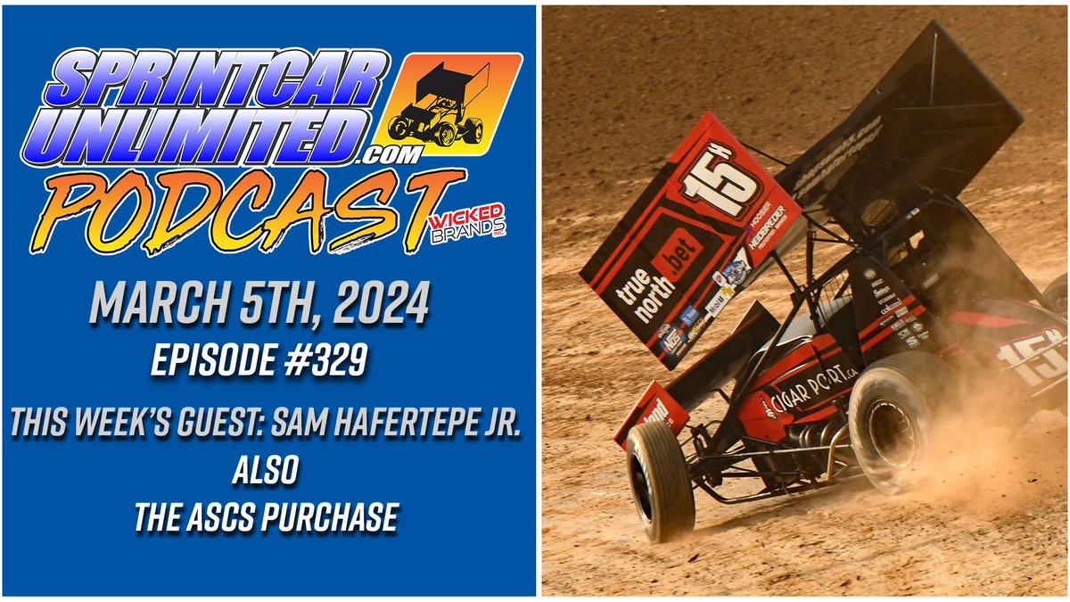 Posted the SprintCarUnlimited.com Podcast presented by Wicked Brands: @samhafertepejr on his team, the season, and the @ASCSRacing sale. Hosts Jeremy Elliott and Ryan Hand also break down WRG's acquisition and make our picks for the week. sprintcarunlimited.com/episode-329-sa…
