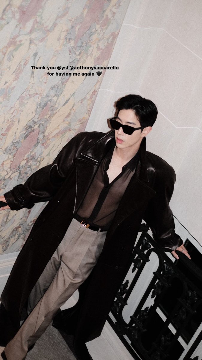 240305 Mark’s IG Story Update

“Thank you @ysl @.anthonyvaccarello 
for having me again 🖤”

MARK TUAN AT YSL PFW24 
#MarkTuanxYSLWinter24
#MarkTuan_ParisFashionWeek 
#MarkTuan_SaintLaurent 
#YvesSaintLaurent #SaintLaurent #YSL 
#MarkTuan #Mark #段宜恩 #마크 
<a href="/marktuan/">Mark Tuan</a> <a href="/DNAmngmnt/">Mark Tuan Official</a>