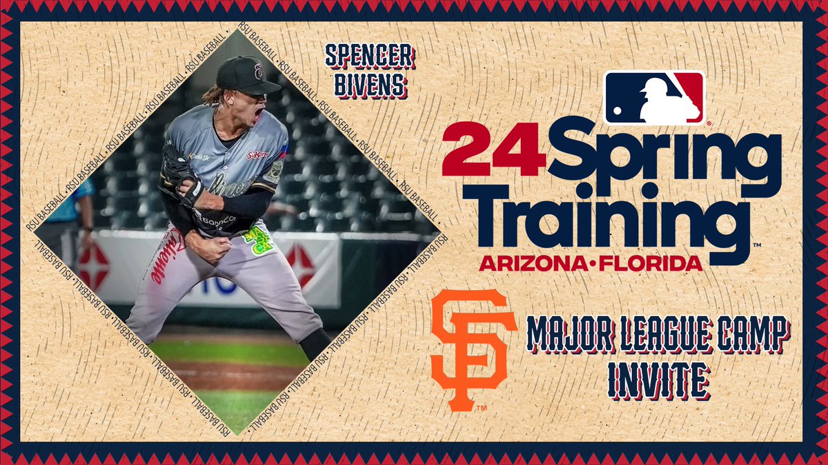 Congratulations to former <a href="/RSUBaseball/">RSU Baseball</a> standout Spencer Bivens on receiving an invite to the San Francisco Giants Major League Spring Training Camp!

In three outings this Spring, he has yet to allow a hit or a run in 2.1 innings and has struck out 4 batters!

#ForTheRedAndNavy
