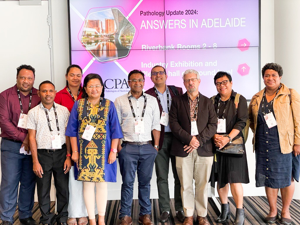 PathologyRCPA's tweet image. We were delighted to host a number of #pathologists from Kiribati, Indonesia, Papua New Guinea, Tonga and Nepal, many of whom presented at this year’s Pathology Education Outreach Open Forum during #PathUpdate2024