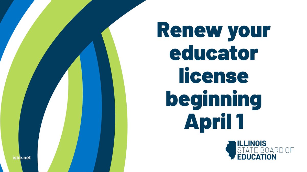 If your teaching license expires June 30, 2024, the option to renew will be available in your ELIS account beginning April 1.