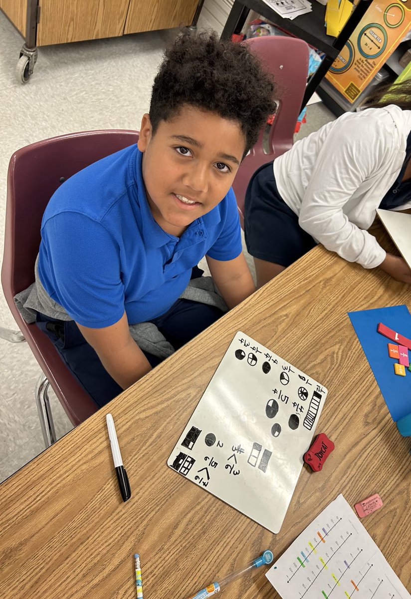 3rd grade ⁦<a href="/GTEtoucans/">Golden Terrace Elementary</a>⁩ exploring fractions.