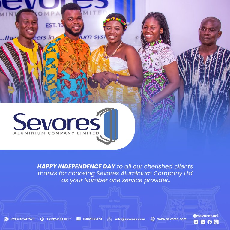 From the ENTIRE TEAM of SEVORES ALUMINIUM COMPANY LIMITED to yours; Happy Independence day.
.
.
.
.
.
.
#aluminium #glassdoors #glasswindows #sevores #glazedaluminum #curtainwalling #framelessglass #framelessglassshower #alucobond #alucobondcladding #aluminiumwindows