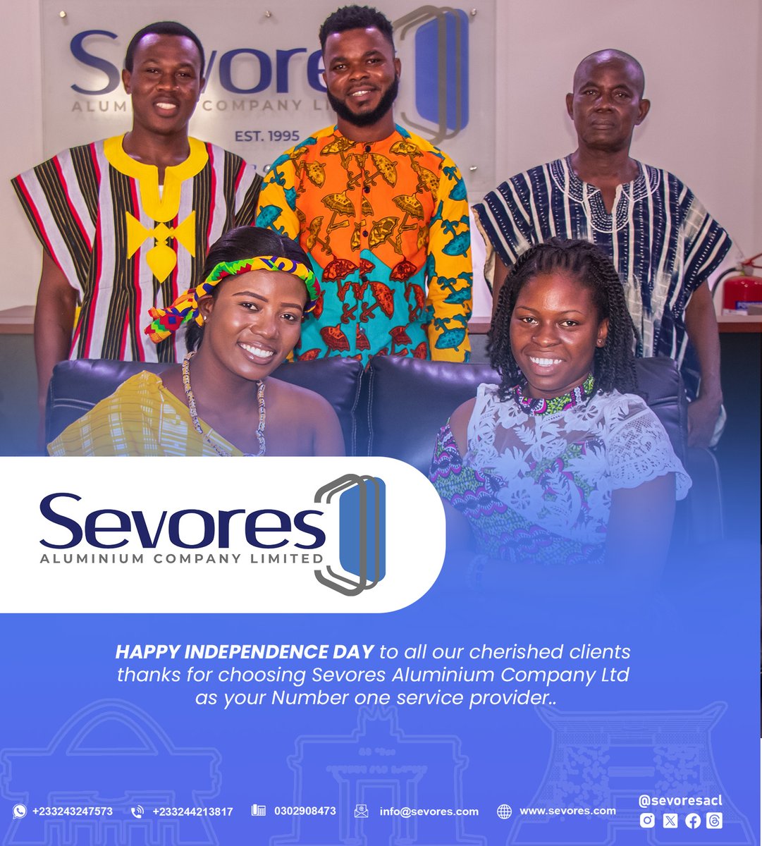 From the ENTIRE TEAM of SEVORES ALUMINIUM COMPANY LIMITED to yours; Happy Independence day.
.
.
.
.
.
.
#aluminium #glassdoors #glasswindows #sevores #glazedaluminum #curtainwalling #framelessglass #framelessglassshower #alucobond #alucobondcladding #aluminiumwindows