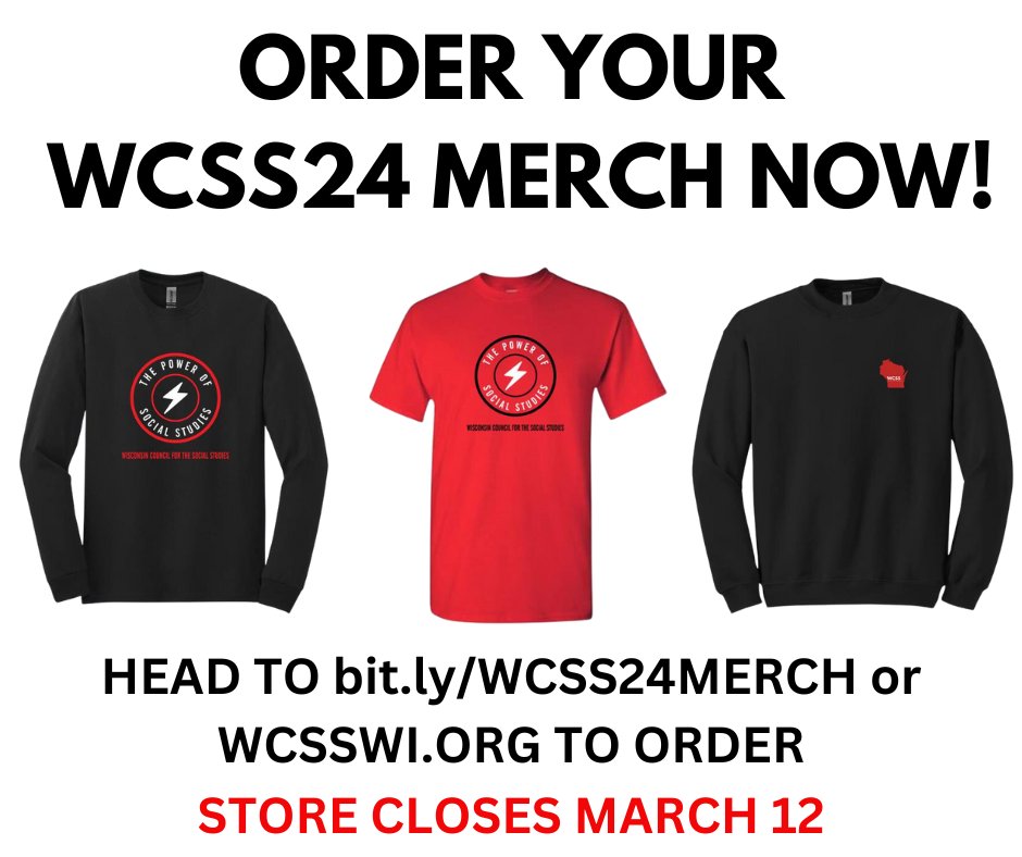 Want to look especially fashionable in the halls, at the stores, on the beach, and on the dance floor? Order your WCSS24 merch now at cityscreenprint.chipply.com/WCSSWI/ - but don't wait too long, as the store closes on March 12 at 11:59 PM!