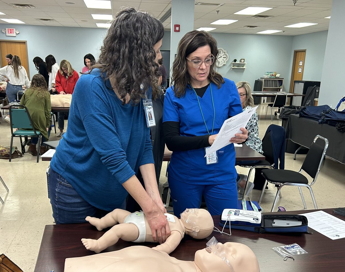 CPR Instructor Training Day. RCS nurses certify almost 500 staff members per year in CPR and First Aid Skills. <a href="/schoolnurses/">NASN, Inc.</a>