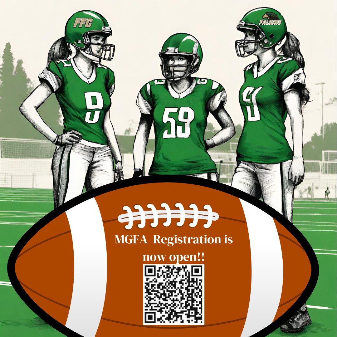 Falcons Football Club (@ffcfootballclub) on Twitter photo MGFA Registration is now open! Details can be found on our website.
Register Here: app.teamlinkt.com/register/go/fa…
For more information please contact registrations@falconsfootball.ca MGFA Registration is now open! Details can be found on our website.
Register Here: app.teamlinkt.com/register/go/fa…
For more information please contact registrations@falconsfootball.ca
