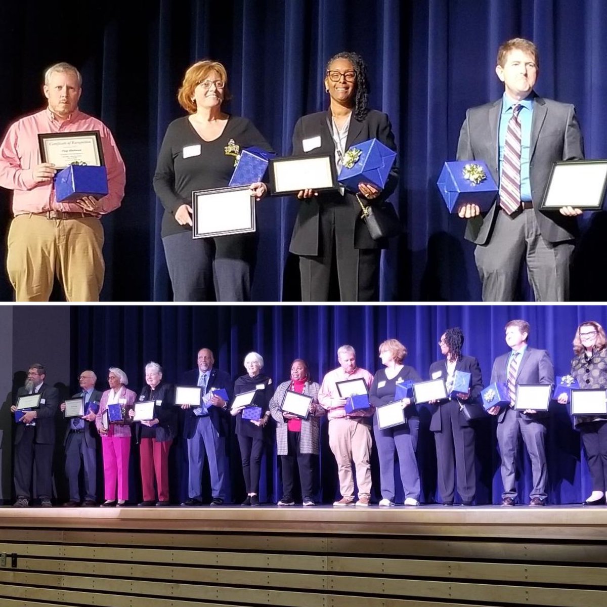 Congratulations to ⁦@VASchoolBoards⁩ and Westmoreland County Public Schools for awesome evening. Region 3 school board association dinner. Thank you 🙏🏾 to my students, staff & the entire board for attending. #DrifterPride #CBPSProud ⁦@DrFelixAddo1⁩ ⁦@k2blewis⁩