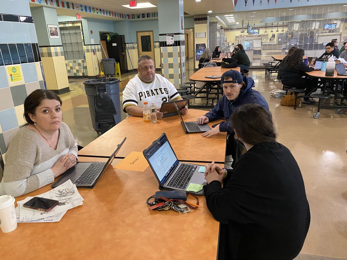 North high staff involved in a give one get one for engagement strategies cross disciplinary learning! #northhigh <a href="/worcesterpublic/">Worcester Public Schools</a>